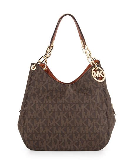 michael kors fulton canvas tote|michael kors signature canvas tote.